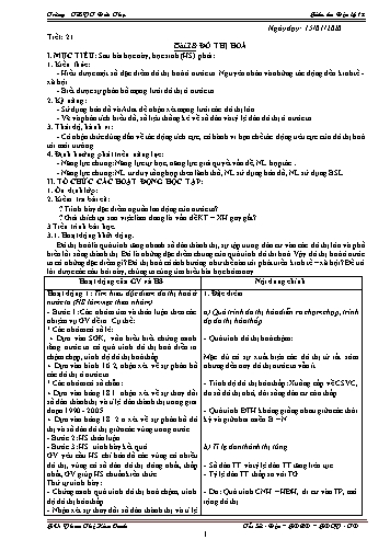 Giáo án Địa lý 12 - Tiết 21, Bài 18: Đô thị hóa - Phan Thị Kim Oanh