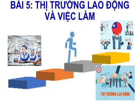 Bài giảng Giáo dục Kinh tế và Pháp luật 11 (Kết nối tri thức) - Bài 5: Thị trường lao động và việc làm