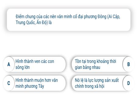 Bài giảng Lịch sử 10 (Cánh diều) - Bài 7: Một số nền văn minh phương Tây