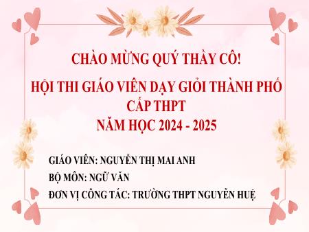 Bài giảng Ngữ văn 11 (Kết nối tri thức) - Văn bản 2: Và tôi vẫn muốn mẹ... (Trích Những nhân chứng cuối cùng - Solo cho giọng trẻ em)