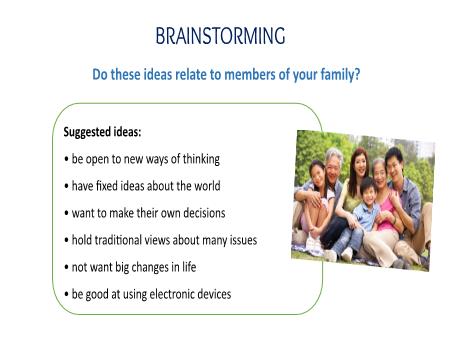 Bài giảng Tiếng Anh 11 (Global Success) - Unit 2, Lesson 4: Talking about different generations