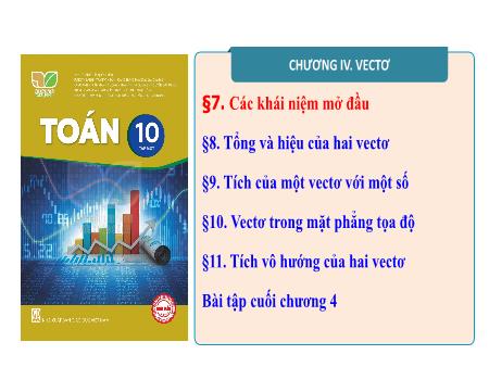 Bài giảng Toán 10 (Kết nối tri thức) - Chương IV: Vectơ - Bài 7: Các khái niệm mở đầu