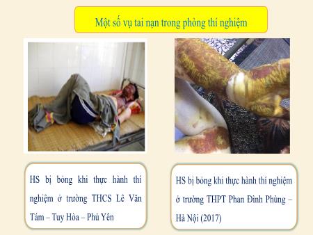 Bài giảng Vật lí 10 (Kết nối tri thức) - Bài 2: Các qui tắc an toàn trong phòng thực hành vật lí