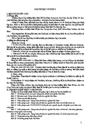 Đề cương ôn tập cuối học kì II Giáo dục Pháp luật và Kinh tế 10