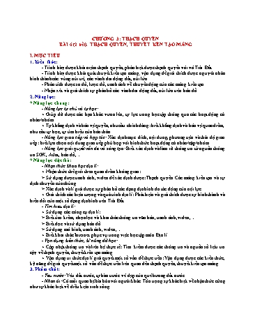 Giáo án Địa lí 10 (Kết nối tri thức) - Chương 3: Thạch quyển - Bài 6: Thạch quyển, thuyết kiến tạo mảng